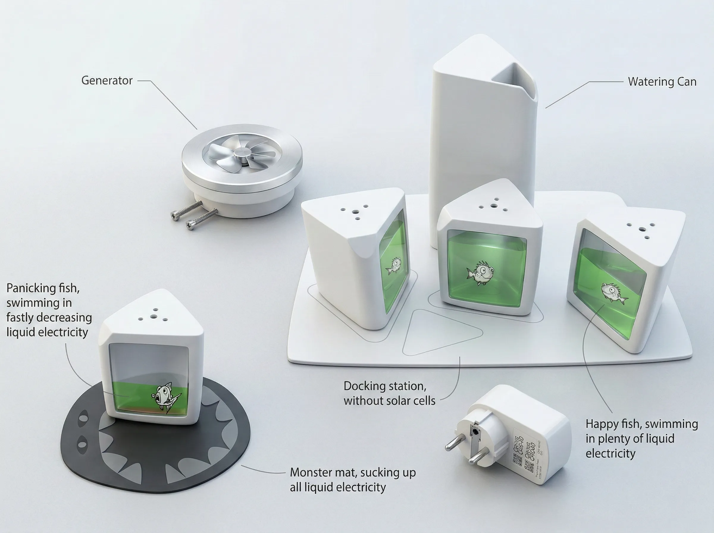 Concept rendering for the energy-saving game